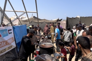 Gazze’de 500 Kişilik Sıcak Yemek Dağıtımı 30.07.2025