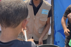 Gazze’de 500 Kişilik Sıcak Yemek Dağıtımı 30.07.2025