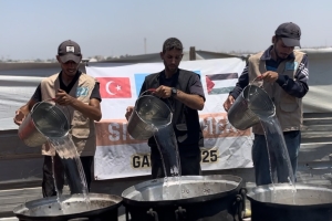 Gazze’de 500 Kişilik Sıcak Yemek Dağıtımı