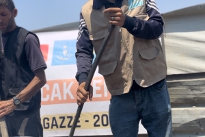 Gazze’de 500 Kişilik Sıcak Yemek Dağıtımı