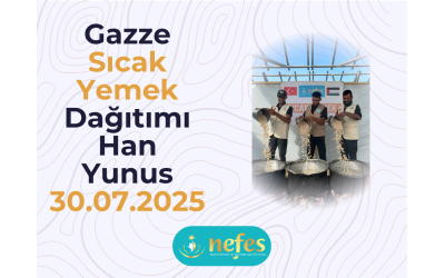 Gazze’de 500 Kişilik Sıcak Yemek Dağıtımı 30.07.2025