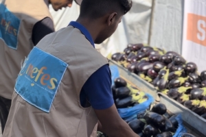 Gazze’de 500 Kişilik Sıcak Yemek Dağıtımı