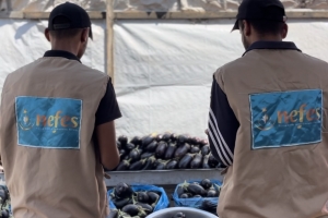 Gazze’de 500 Kişilik Sıcak Yemek Dağıtımı