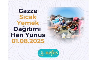 Gazze'de Bir Tabak Umut | 500 Kişilik Sıcak Yemek Hizmeti – Nefes Derneği